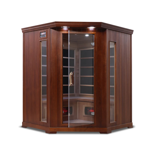 HealthSmart 4 Person Full Spectrum Corner Infrared Sauna