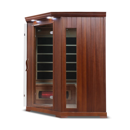 HealthSmart 4 Person Full Spectrum Corner Infrared Sauna