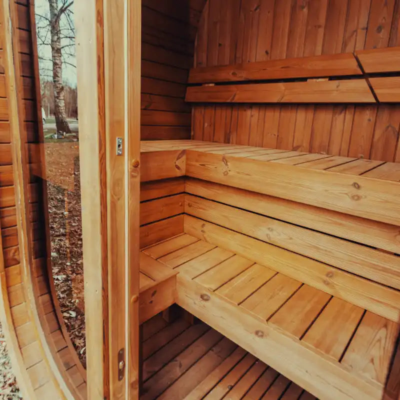 Mande Spa USA MW12 | Premium 3 Person Outdoor Sauna