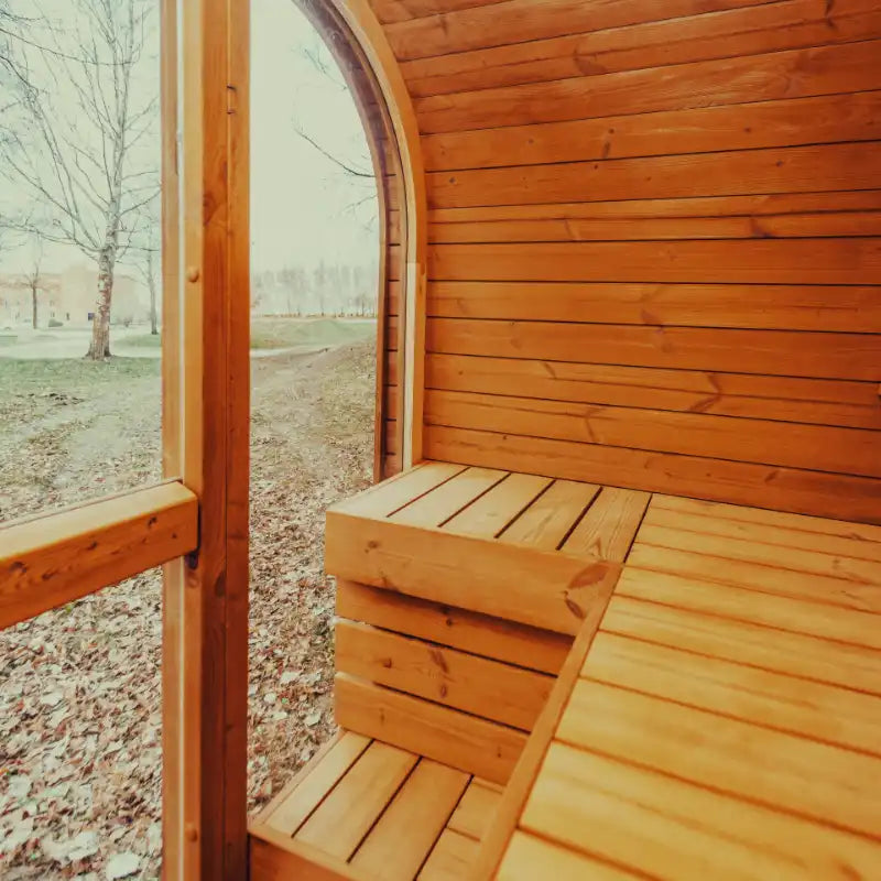 Mande Spa USA MW12 | Premium 3 Person Outdoor Sauna