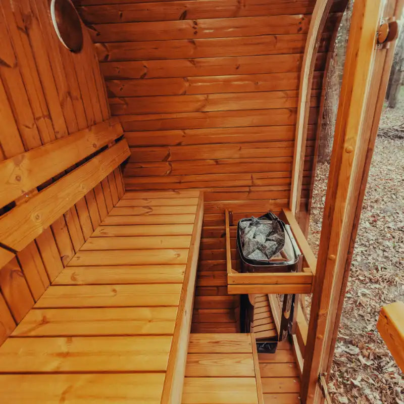 Mande Spa USA MW12 | Premium 3 Person Outdoor Sauna