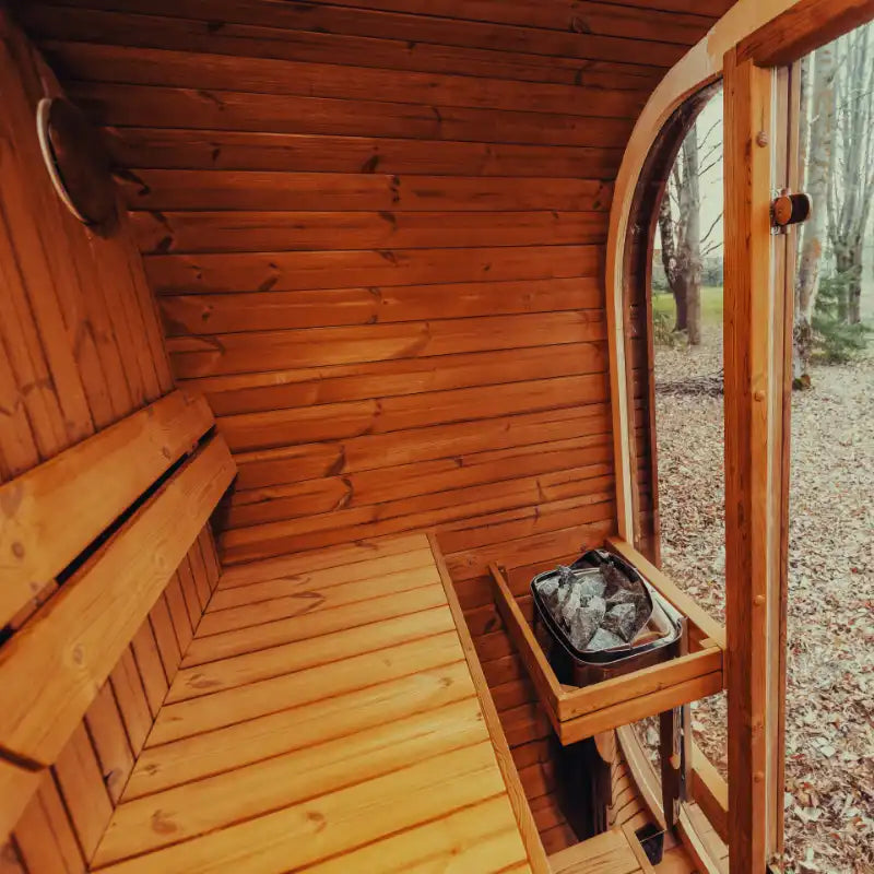 Mande Spa USA MW12 | Premium 3 Person Outdoor Sauna