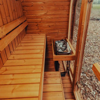Mande Spa USA MW12 | Premium 3 Person Outdoor Sauna