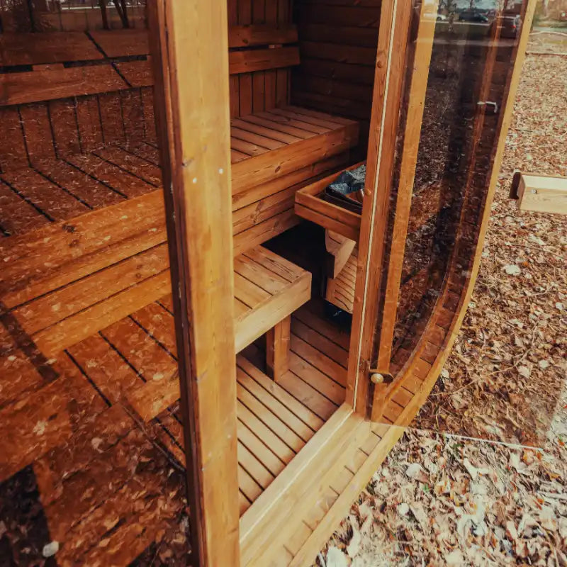 Mande Spa USA MW12 | Premium 3 Person Outdoor Sauna